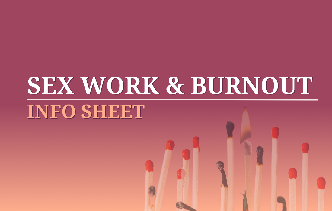 Sex Work And Burnout Respect QLD