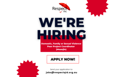 Jobs at Respect Inc – DFSV Peer Project Coordinator