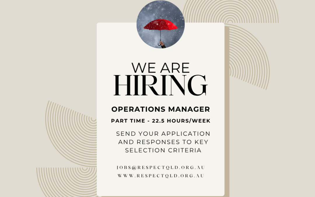 Operations Manager – Respect Inc is hiring!