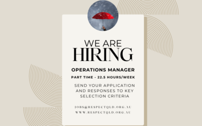 Operations Manager – Respect Inc is hiring!