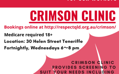 FREE Sexual Sexual Health Screening, run by sex workers for sex workers, TENERIFFE, fortnightly on a Wednesday