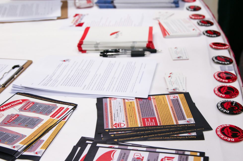 Media Release “Attorney General Announces Decriminalisation” Respect Inc, DecrimQLD, Scarlet