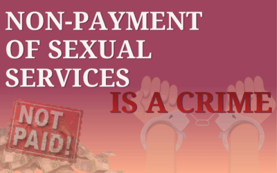 Non-payment of sexual services is a crime