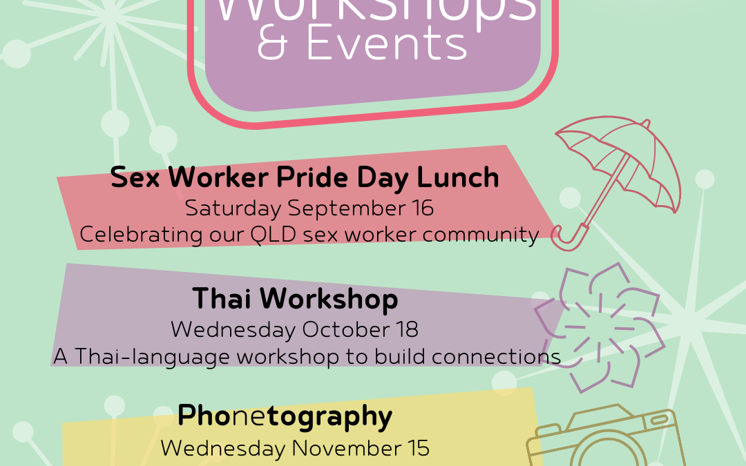 Workshops September – November 2023