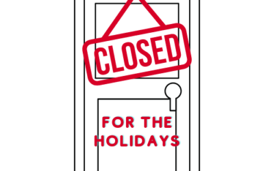 Closed for the holidays