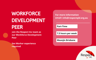 We’re Hiring – Workforce Development Peer Meanjin/Brisbane 7.5 hours per Week